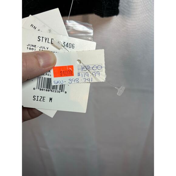 Nipon night vintage silk blouse circular beaded application Sheer sleeves chest. - Picture 4 of 7